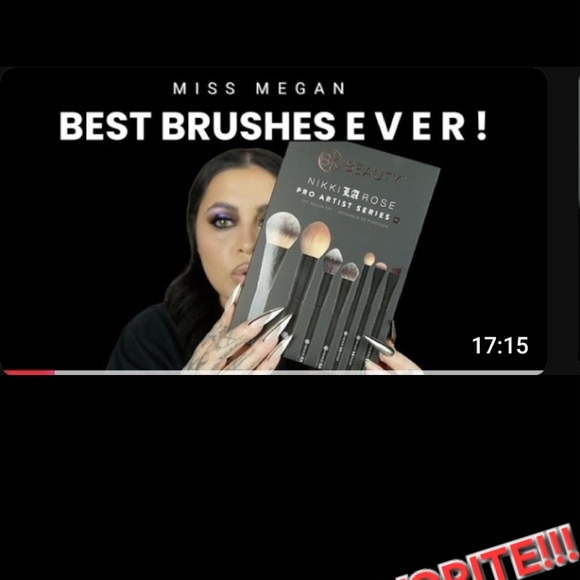 BK Beauty Pro Artist Series Makeup Brush Set - Black and Gold - Picture 8 of 8